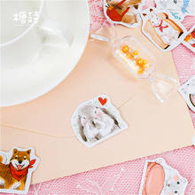 45pcs/pack Cute Animal Stationery Sticker Decorative Stickers Adhesive Stickers DIY Decoration Diary Children Gift 2024 - buy cheap