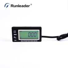 (30 pçs/lote) Runleader Re-ajustável Indutivo Tach/Hour Meter para motor a gasolina de gás do motor da motocicleta hour meter Frete Grátis 2024 - compre barato