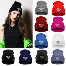 Warm Winter Hats For Women Men Diamond Knitted Beanie Hat Hip Hop Bad Hair Day Wool Caps Female Skullies Beanies Unisex Bonnet 2024 - buy cheap