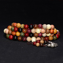 108*6mm/8mm Sandalwood Tibetan Buddhist Prayer BeadsYoga Buddha Mala Rosary Wooden Charm Bracelet Women and Men Jewelry 2024 - buy cheap