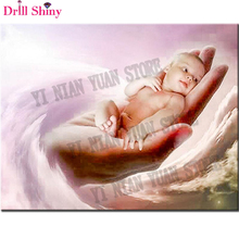 New 5D Diy Full Diamond Painting Cross Stitch Little Baby Picture Diamond Sets mosaic3D Diamond Embroidery Home Decor Craft gift 2024 - buy cheap