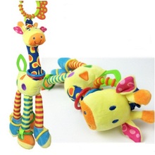 Baby Toys Plush Baby Rattles Soft Baby Handing Toy 46cm Cartoon Animal Teether Rattle Early Educational Doll Giraffe 2024 - buy cheap