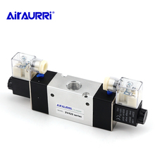 3V420 series 1/2 G solenoid valve single and double coil pneumatic valve pneumatic control valve AC DC 12V 24V 36V 110V 220V 380 2024 - buy cheap