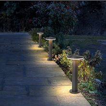 Luxuloy luz de led para áreas externas, à prova d'água, moderno, simples, forma de cogumelo, iluminação de paisagem, vila, jardim, comunidade, luz de chão 2024 - compre barato