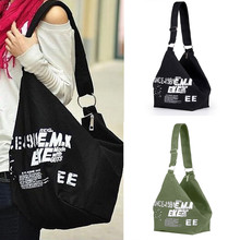 Fashion Ladies Canvas Letter Large Capacity Travel Bag Shoulder Bag women shoulder bag large 2024 - buy cheap