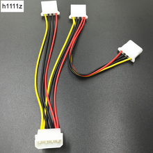 4-контактный кабель питания 4Pin Molex Male to 3 Port Molex IDE Female адаптер питания разветвитель компьютера 4Pin IDE шнур питания для шахтера 2024 - купить недорого