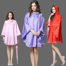 Cloak Style Women Lightweight Poncho With Hood Colorful Waterproof Raincoat Adults Outdoor Bicycle Rainwear 2024 - buy cheap