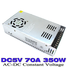 Interruptor de conmutación de salida única, fuente de alimentación DC5V, 70A, 350W, para tira de luces LED, 110V, 220V, CA a CC, SMPS, 10 Uds., envío por DHL 2024 - compra barato
