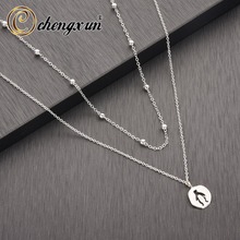 CHENGXUN Lovely Hollow Penguin Choker Necklace Women Beads Pendant Girlfriend  Cute Animal Charm Jewelry Necklaces 2024 - buy cheap