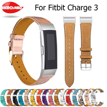 Repuesto para Fitbit Charge 3, correas de cuero intercambiables, correa de reloj inteligente de Fitness con acero inoxidable para Charge3 2024 - compra barato