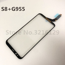 S8+ Original LCD touch screen front glass lens+Polarized with touch flex cable Replacement For samsung galaxy S8 Plus G955 G955F 2024 - buy cheap