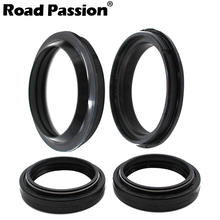 Road Passion Motorcycle 37x49x8/10.5 Front Fork Damper Shock  Oil Seal and Dust Seal For Yamaha XJ650L XV920R XS1100 XJ900 2024 - buy cheap