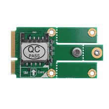 M.2 NGFF B Ключ к Мини конвертер PCI-E адаптер карта с слотом для sim-карты Sup порт 3G 4G LTE сеть для ПК с мини PCIe порт 2024 - купить недорого