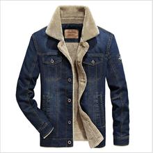New 2021 M-4XL men jacket and coats brand clothing denim jacket Fashion mens jeans jacket thick warm winter outwear male cowboy 2024 - buy cheap