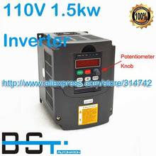 AC 110V to 220V Inverter 1.5kw Variable Frequency Driver 110V input / 220V Output Inverter with Potentiometer Knob 2024 - buy cheap