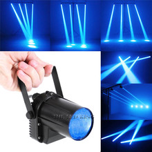 Mini projetor de luz led para palco, 12w azul led para festa, discoteca, dança, clube, ktv, dj, bar, laser em rotação, efeito de iluminação 2024 - compre barato