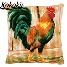 handicraft cross stitch pillow kits 3d embroidered mats decorative embroider Needlework kits cushion cover kits throw pillow 2024 - buy cheap