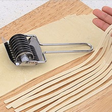 Stainless Steel Noodle Lattice Roller Dough Cutter Pasta Spaghetti Maker Pastry Vegetable Rolling Slicer Kitchen Cooking Tools 2024 - buy cheap