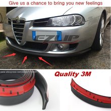 For Alfa Romeo MiTo AR Furiosa 2007~Onwork Car Surround Front Lip / Body Chassis Side Protection / Auto Modification Bumper Lip 2024 - buy cheap