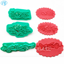 3pcs/Set Plastic Flower Embosser Cake Fondant Sugarcraft Cookie Decorating Tools Cutters Cake Mold Baking Tools 2024 - buy cheap