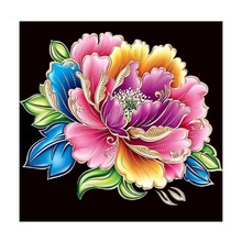 Diamond Painting Full Square Round Drill beautiful flower 5D Daimond Painting Mosaic Cross Y1816 2024 - buy cheap