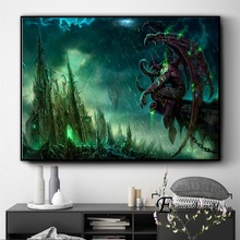 Gargoyle Monster WOW Game Figure Posters and Prints Wall art Decorative Picture Canvas Painting For Living Room Home Decor 2024 - buy cheap