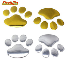 Car decoration paw footprints 3D car sticker for Opel Astra VAUXHALL MOKKA Zafira Insignia Vectra Antara 2024 - buy cheap