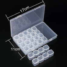 28 Slots Plastic Storage Box Diamond Painting kits Nail Art Rhinestone Tools Beads Storage Box Case Organizer Holder 2024 - buy cheap