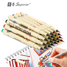 Waterproof Tip Sketch Painting Marker Pen Colored Black Watercolor Brush Pen Fineliner Drawing Anime Artist Set 2024 - buy cheap