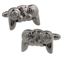 New Design! Factory Price Retail Men's Cufflinks Copper Material Game Remote Handle Design Enamel Cuff Links Free Shipping 2024 - buy cheap