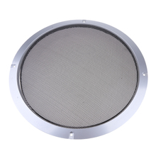 10 Inch Speaker Grills Cover Case with 4 pcs Screws for Speaker Mounting Home Audio DIY -275mm Outer Diameter Silver 2024 - compre barato