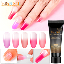 RBAN NAIL 20ml Thermal Quick Building UV Gel Acrylic Poly Nail Extension Gel Tips UV Builder Soak Off Nail Art Gel Polish Varni 2024 - buy cheap