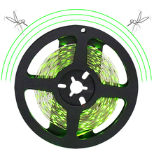 5V USB 60 Do Assassino Do Mosquito Da Lâmpada SMD 2835 LEDs/M Tira Conduzida luz Mosquito Armadilha 565nm Não Impermeável Flexível LED Lamp 1m 2m 3m 4m 5m