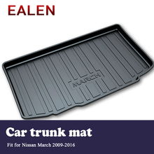 EALEN For Nissan March K13 2009 2010 2011 2012 2013 2014 2015 2016 Car Anti-slip mat Accessories 1Set Car Cargo rear trunk mat 2024 - buy cheap