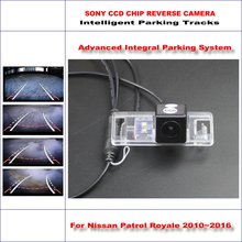 Car Rear Camera For Nissan Patrol Royale 2010-2016 Intelligent Parking Tracks Reverse Backup NTSC RCA AUX HD CCD SONY CAM 2024 - buy cheap