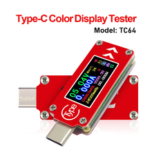 TC64 Type-C color LCD USB Voltmeter ammeter voltage current meter multimeter battery PD charge power bank USB Tester 2024 - buy cheap