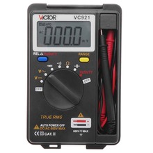 Multímetro digital victor vc921 3 3/4 dmm, de bolso, pessoal integrado 2024 - compre barato