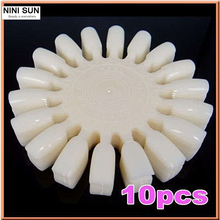 10Pcs Natural White False Nail Tips Display 18 Tips / Piece Nail Polish DIY Display Wheel Design For Beauty Nails Tool Set Art 2024 - buy cheap