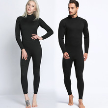 2mm men and women, full black long sleeve trousers, diving suits, one-piece diving suits, surfing clothes, warm waterproof swimm 2024 - buy cheap