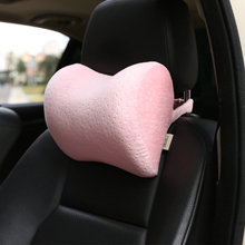 Memory Foam Car Seat Neck Supports Velvet Plush Auto Headrest Cushion Absorb Sweat Seats Head Protection Interior Accessories 2024 - buy cheap