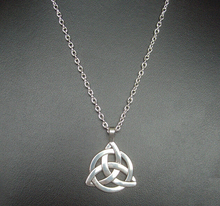 Hot Fashion Triquetra Trinity Knot Charms Pendants Necklace Pagan Protection Spiritual Necklaces DIY Jewelry Fast shipping 2024 - buy cheap