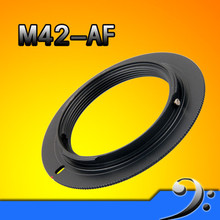 M42-AF de Metal para cámara DSLR, adaptador de lente de rosca M42 a AF para Sny Minolta Alpha a200 a350 A390 A550 A580 A700 A900 2024 - compra barato