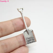 15pcs-- 44x14mm Antique silver Shovel Metal Charm Findings for Jewelry Making Necklace Bracelet Earring DIY pj2746 2024 - buy cheap