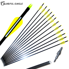 500 Spine 28/29/30/31.5 Inches Fiberglass Arrows Archery with Replace Arrowhead Adjustable Nock for Hunting bow arrow 2024 - buy cheap