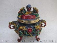The tripod dragon in ancient China. The lion incense burner 2024 - buy cheap
