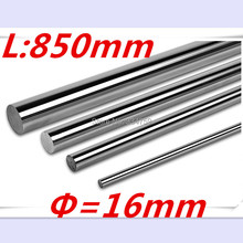 Eje lineal de 16mm de diámetro, eje redondo lineal de 850mm de largo para piezas cnc LM16UU SC16UU, bloque de rodamiento lineal 2024 - compra barato