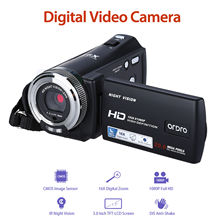 ORDRO HDV-V12 3.0" LCD 16X Digital Zoom 1080P FHD Digital Camera Infrared DVR Video Recorder NightVision CMOS Sensor Card Reader 2024 - buy cheap
