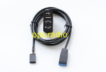 Free shipping Brand new GPS Navigation cable AUX in Plug Socket Harness Adapter for BMW E46 Car radio 2024 - buy cheap