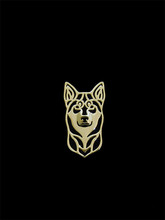 Broches de perro Lapponian Herder para hombre, horquillas de Color oro y plata, joyería de moda, mano del rey 2024 - compra barato