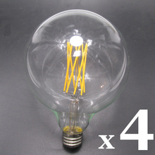 75W/75 Watt Incandescent Equal G125 220 230 240 Volt Dimmable Vintage Warm White LED Filament Edison Light Bulb E27 10W/10 Watt 2024 - buy cheap